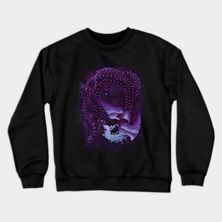 The purple bird Crewneck Sweatshirt